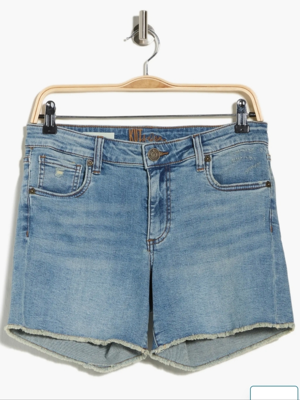 💙KUT FROM CLOTH Soft Light Wash Denim Women’s Shorts!     Sz 14 Comfy Fit!